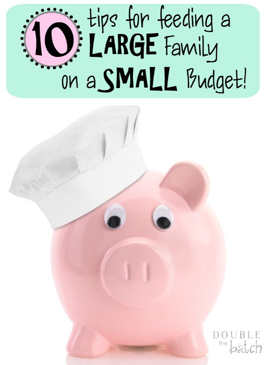 Tips for Feeding a large Family on a Small Budget