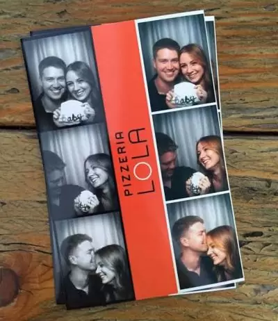 Surprise him in a photobooth and catch his reaction! 