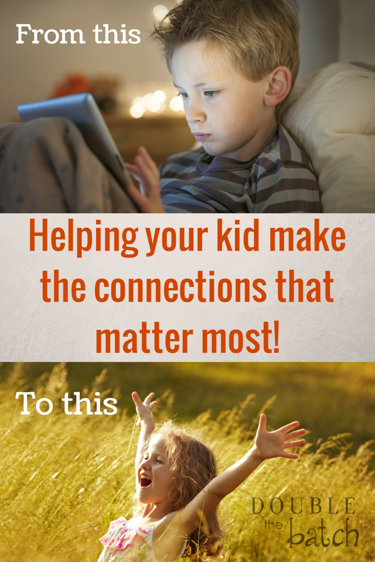 How to raise a kid who cares less about their wifi connection and more about their connection to the people and world around them.