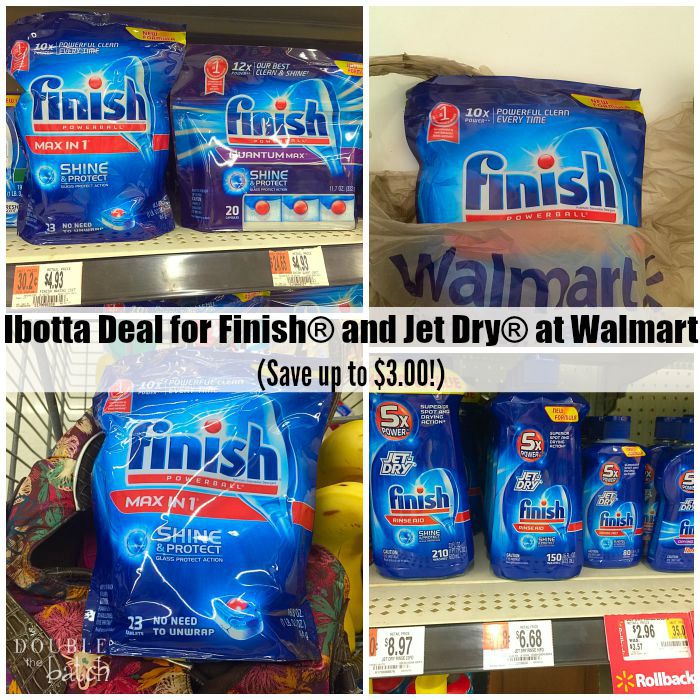 Ibotta Deal for Finish® and Jet Dry® at Walmart