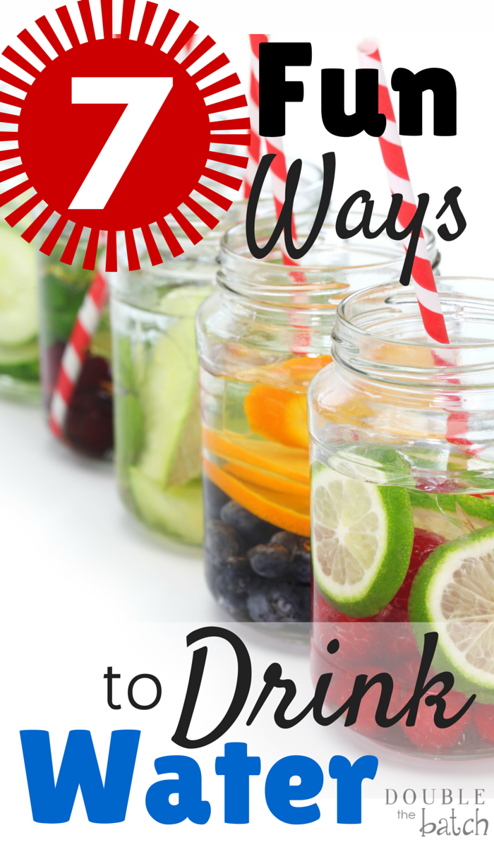 Fun ways to get the WHOLE family to drink more water! #DoubletheBatch