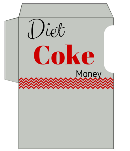 Diet Coke Money Gift Card Holder Printable