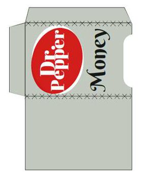 Dr. Pepper Money Gift Card Holder Printable