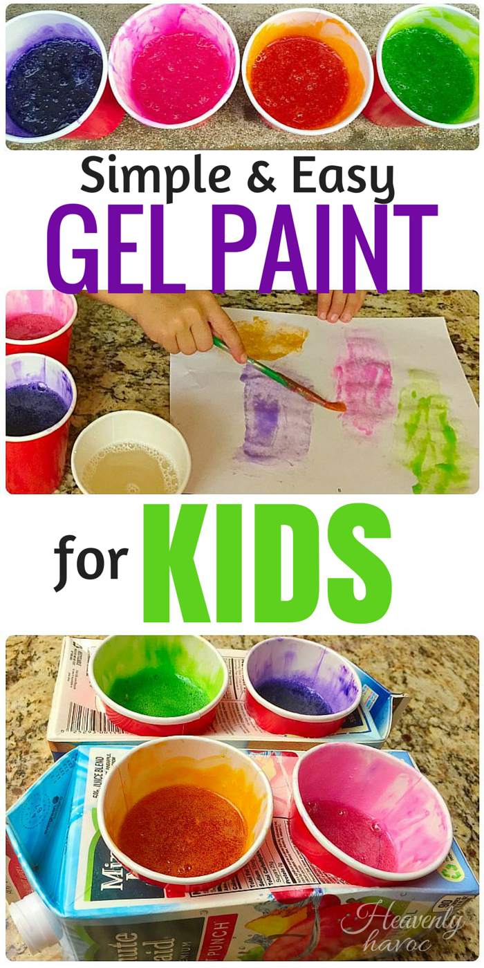 This has got to be the EASIEST kids paint I have ever made! IT works great in the bathtub too!