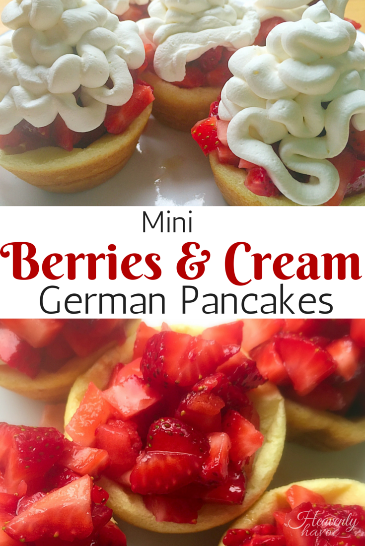 my family loves to eat these mini german pancakes for dinner!