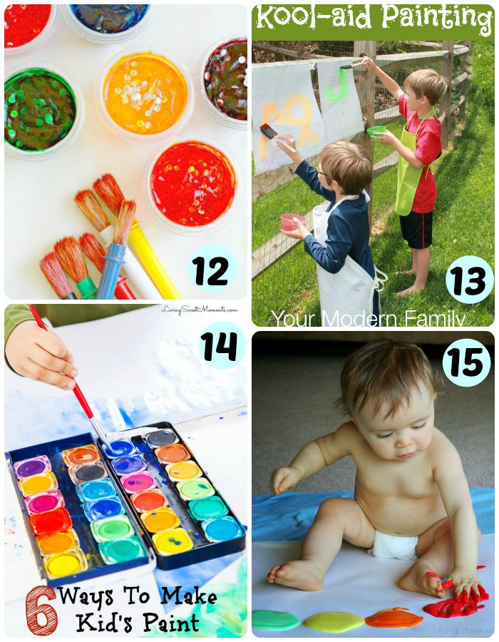 15 homemade paint recipes for kids