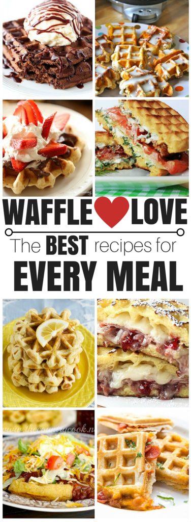 I suddenly have a new love for waffles...at EVERY meal!