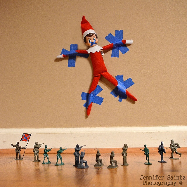 You know you think he's just a little bit creepy people. But here is an even better reason why It's Time to Kick the Elf Off the Shelf.