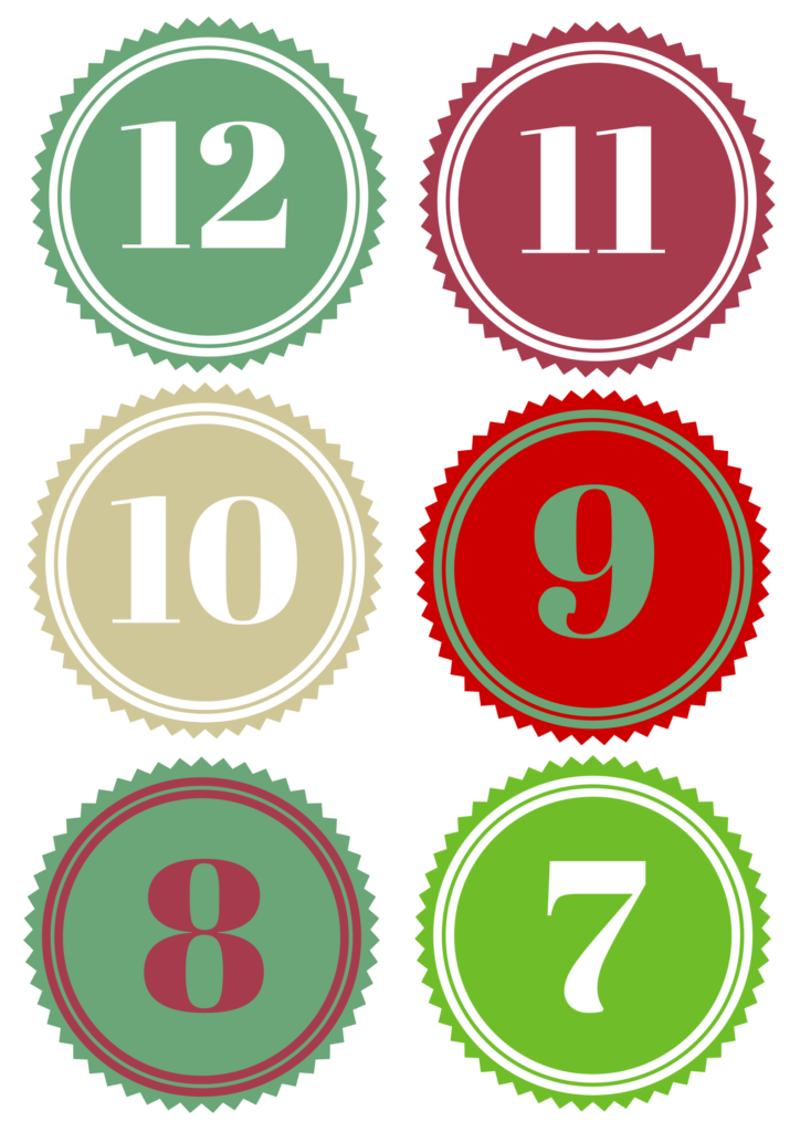 A fast and easy way to do the 12 days of Christmas for your neighbor! Free Printable included!