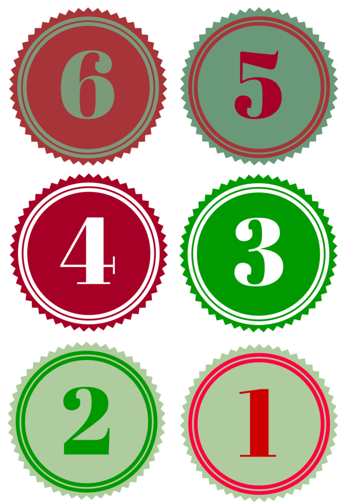 A fast and easy way to do the 12 days of Christmas for your neighbor! Free Printable included!
