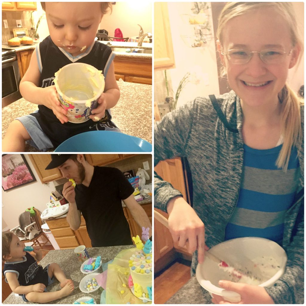 Easter Dessert making with the family!