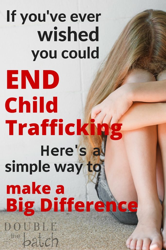 I have never been more excited than when I found out this existed. Now I know there is something simple I can do to help end child trafficking.