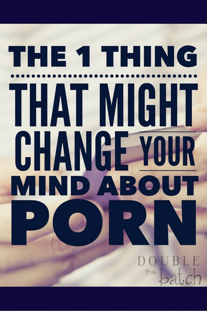 Whether you think pornography is a problem or not, you should read this.