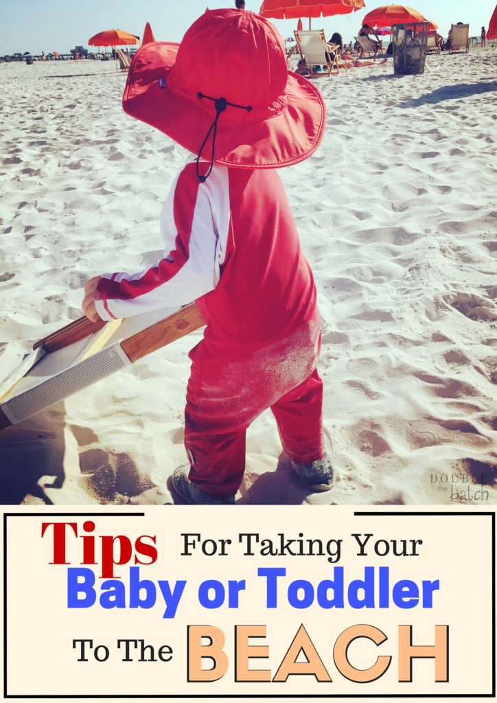 Tips for taking your baby or toddler to the beach
