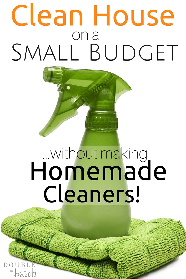 Keeping a clean house on a budget just got a whole lot simpler! If you're tired of making homemade cleaners but don't want to bust the budget, try this instead!