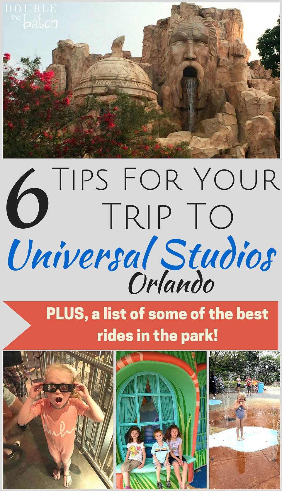 Tips for visiting universal studios orlando a plus a list of the best ride! Saving this for our next vacation!