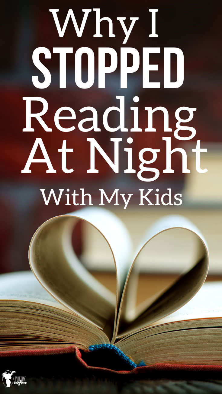 You don't have to read at night if it doesn't work for your family! There are so many other ways to find time to ready! Check out all of the ideas