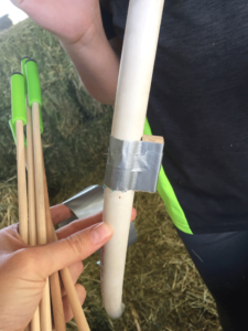 Build your own PVC Bow and Arrow! Fun summer activity for boys or girls!
