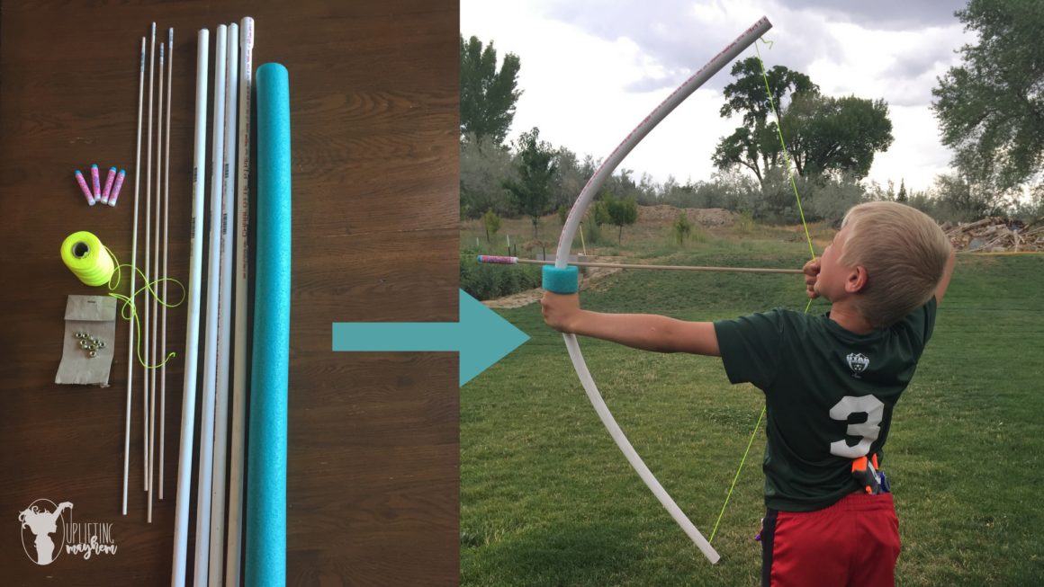 DIY The ULTIMATE PVC Bow and Arrow! Uplifting Mayhem