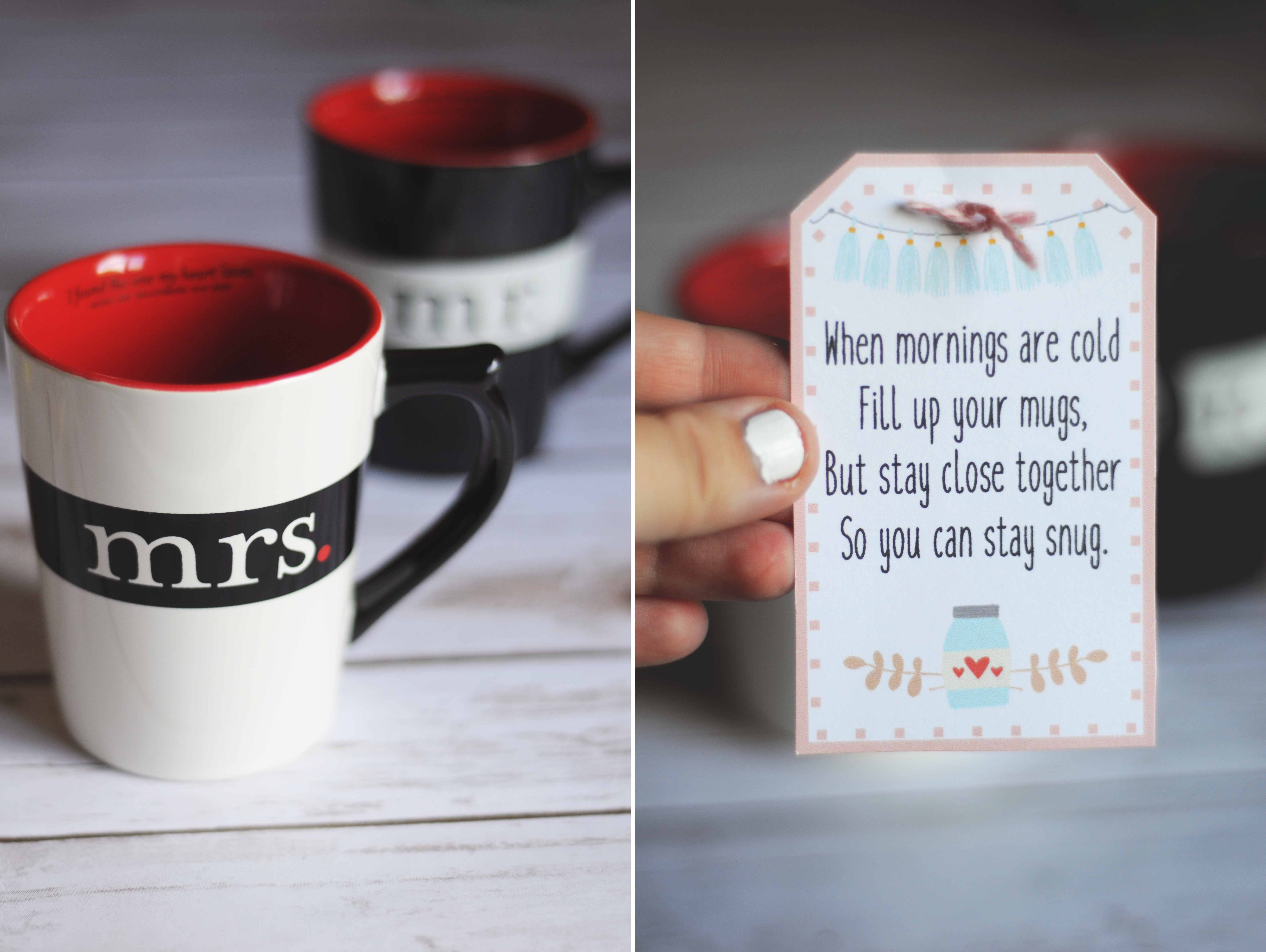Newlywed Christmas Gift Basket Idea - Printable Crush