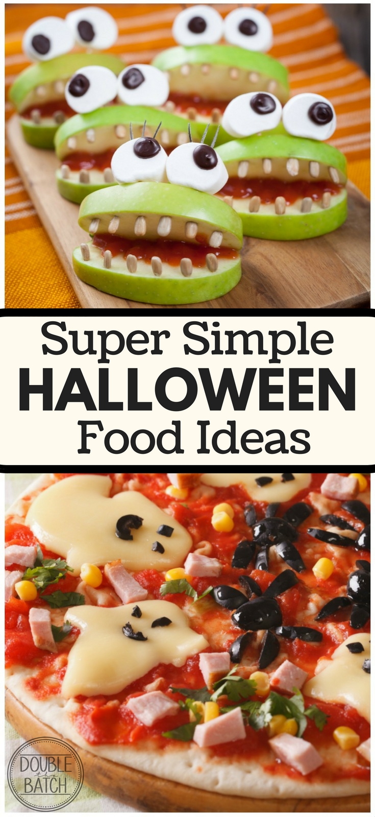 Loving these simple Halloween food ideas! Sanity saved, bellies filled, happy memories made!