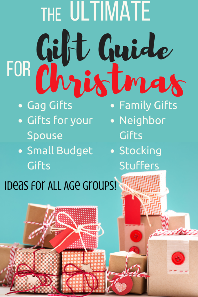 The ultimate gift guide for christmas - Ideas for all ages!