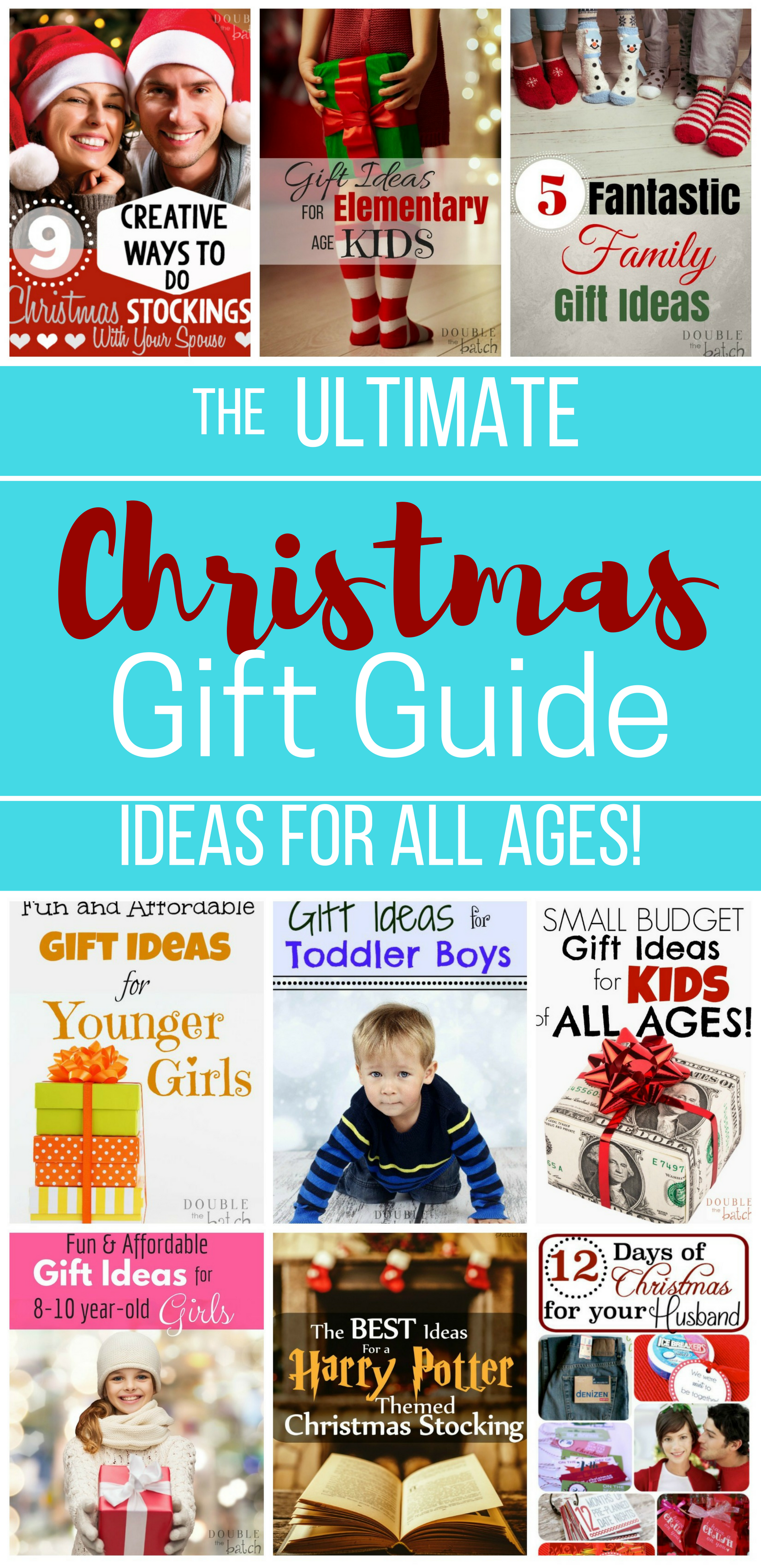 The ultimate gift guide for christmas - Ideas for all ages!