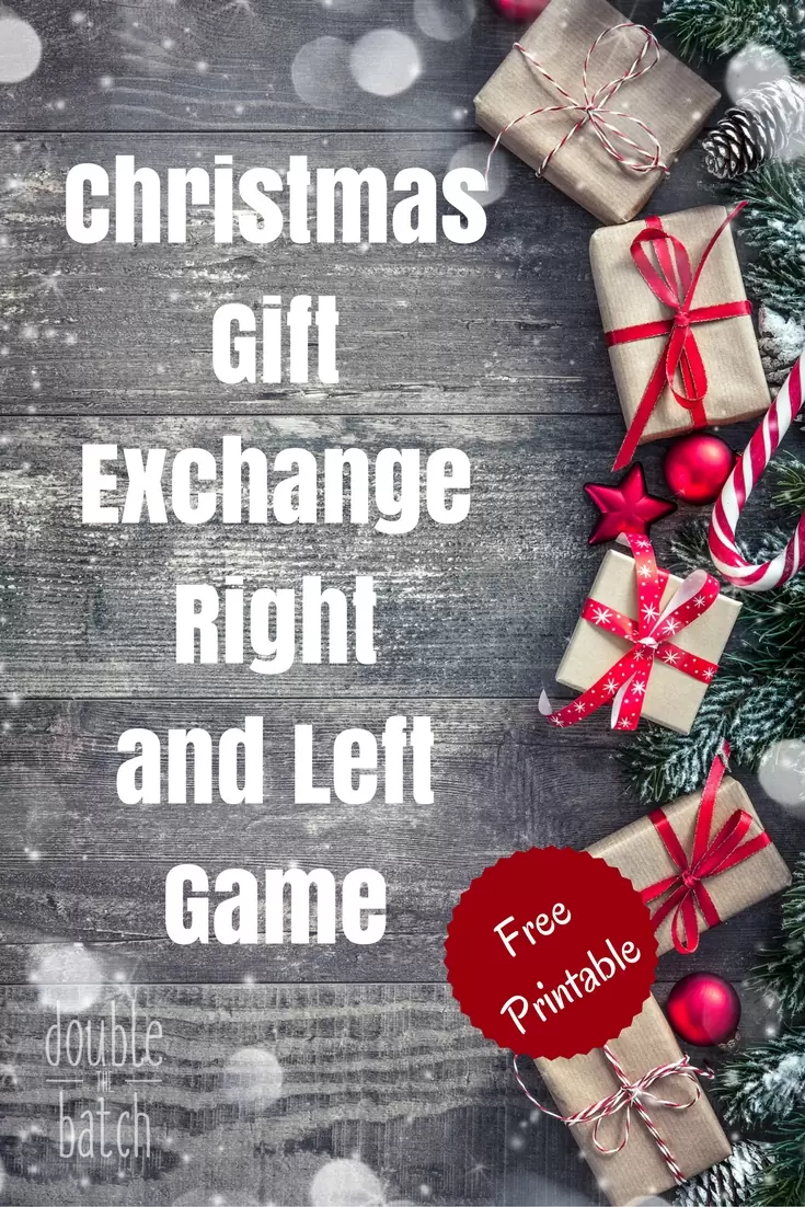 Left Right Christmas Game- Gift Exchange Game – So Festive!