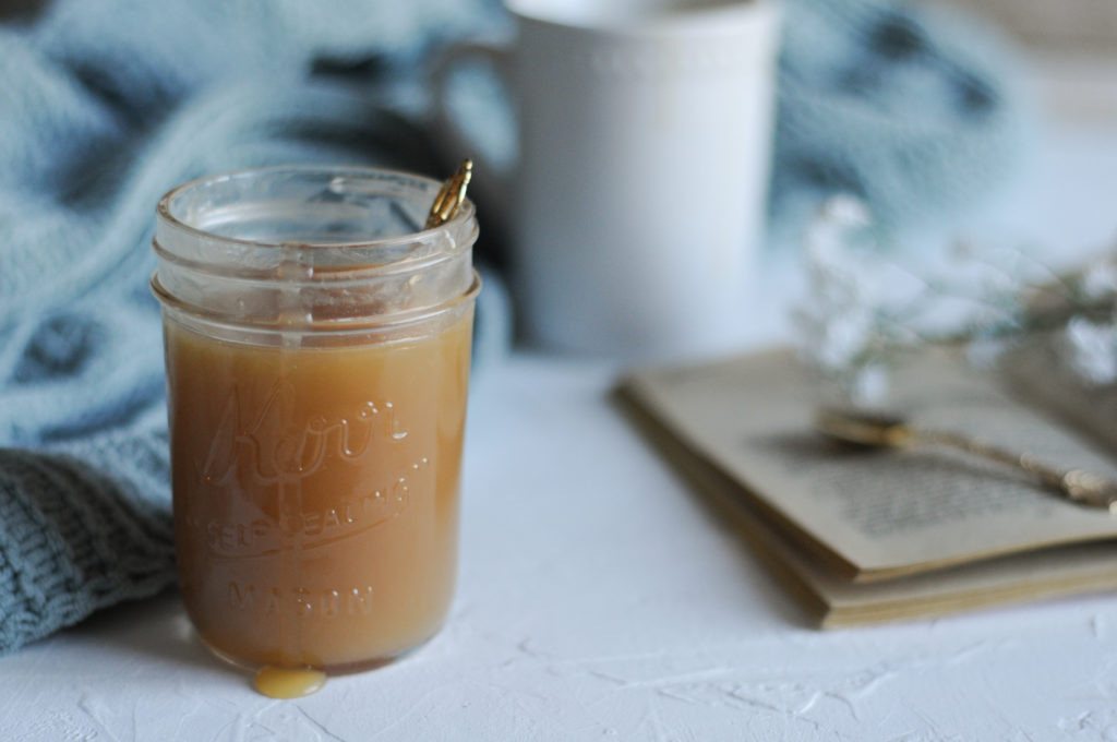 This creamy hazelnut steamer is the perfect winter pick me up for people who don't drink coffee, but love a hot creamy drink when it's cold out.