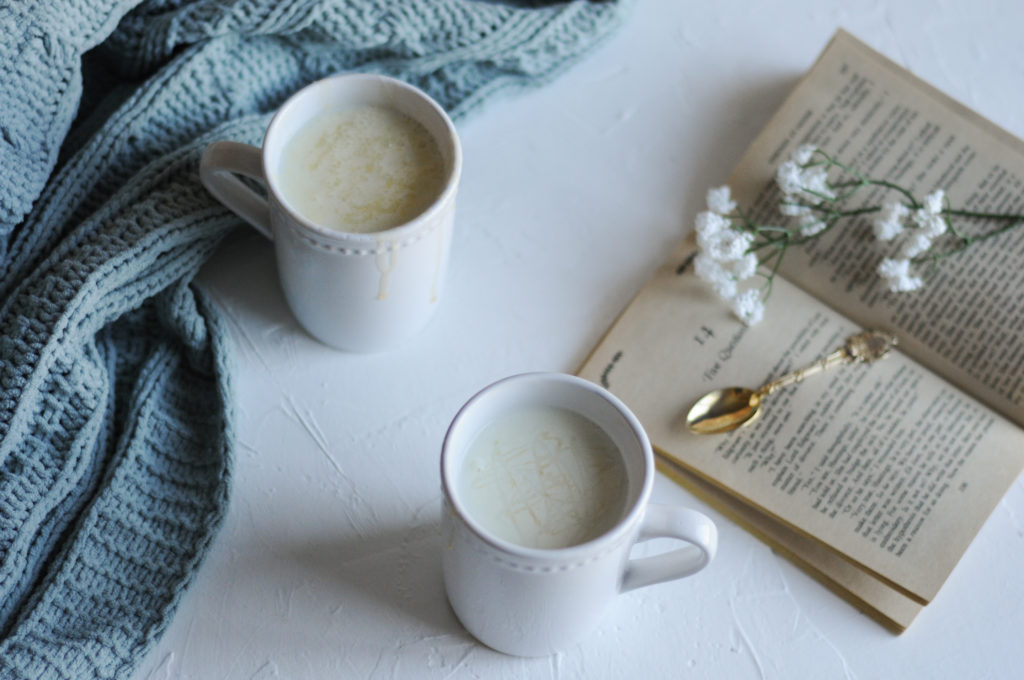 This creamy hazelnut steamer is the perfect winter pick me up for people who don't drink coffee, but love a hot creamy drink when it's cold out.