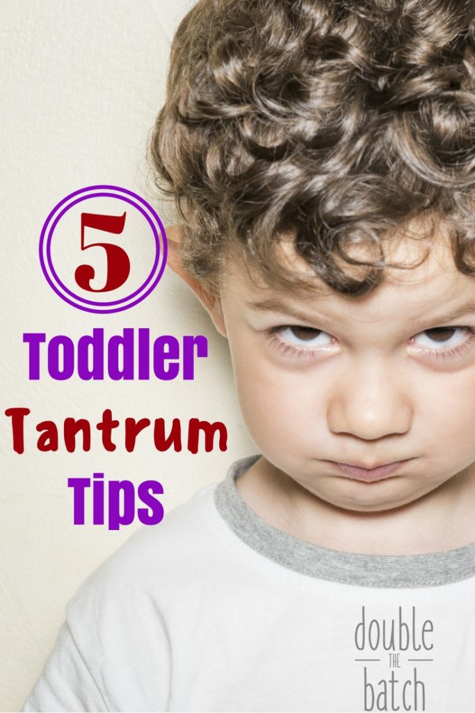 5 Toddler Tantrum Tips to make life with Toddlers easier.