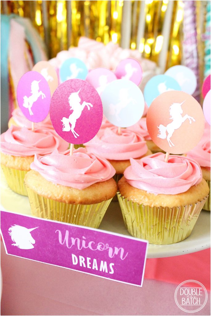 Unicorn Party for perfect little princess -pink and turqouise