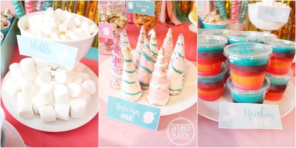 Unicorn Party for perfect little princess -pink and turqouise