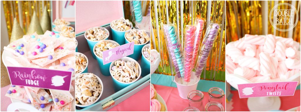 Unicorn Party for perfect little princess -pink and turqouise