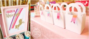 Unicorn Party for perfect little princess -pink and turqouise
