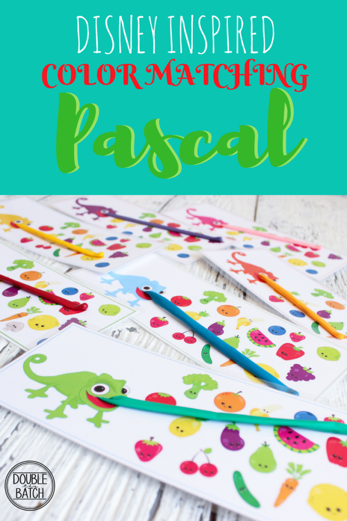 DISNEY INSPIRED Pascal Color Matching Busy Bag