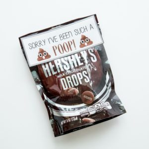 Poop Emoji Gift Tag printables