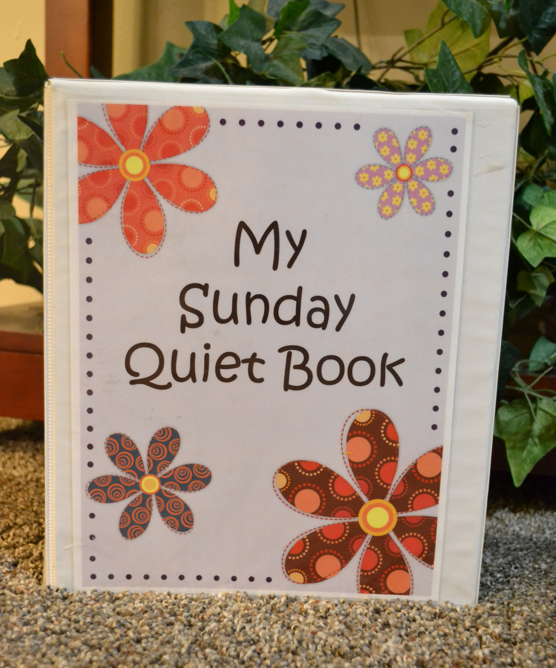 DIY (no sew, easy) Quiet Book FREE PRINTABLE