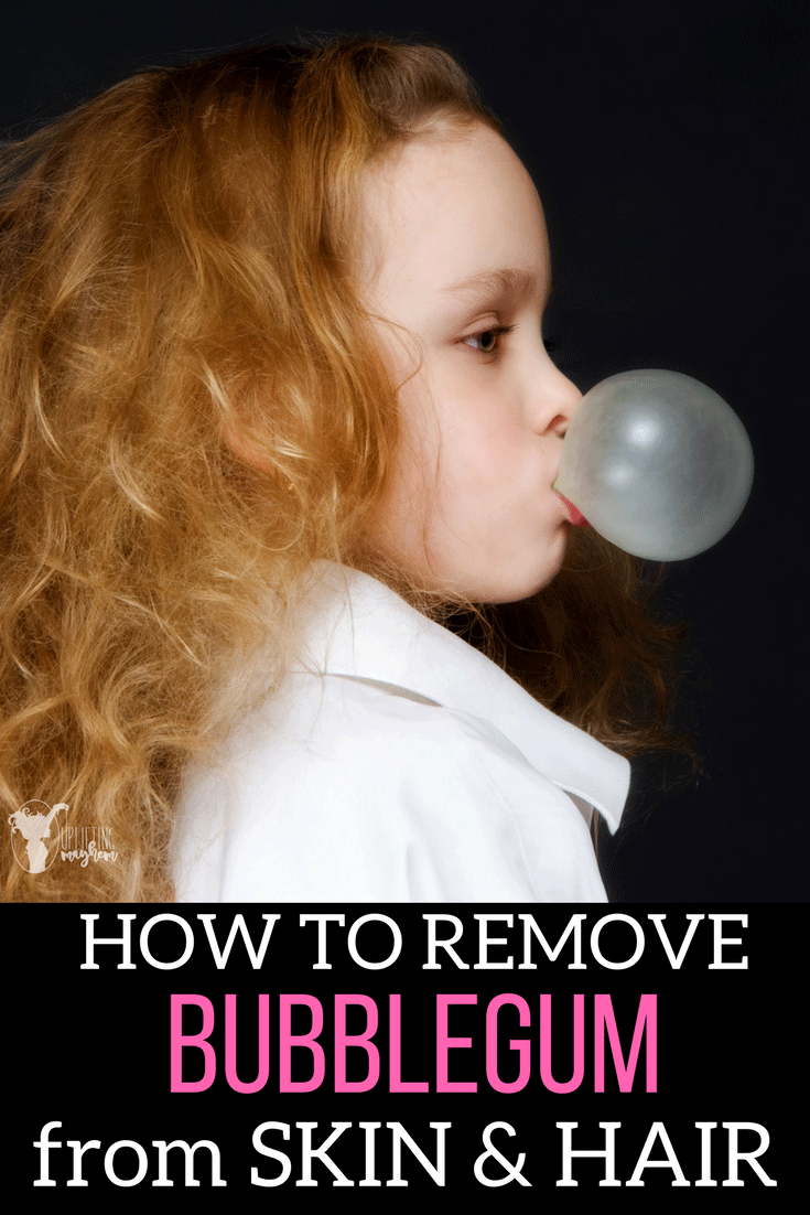 How to remove Gum from Skin and HAIR