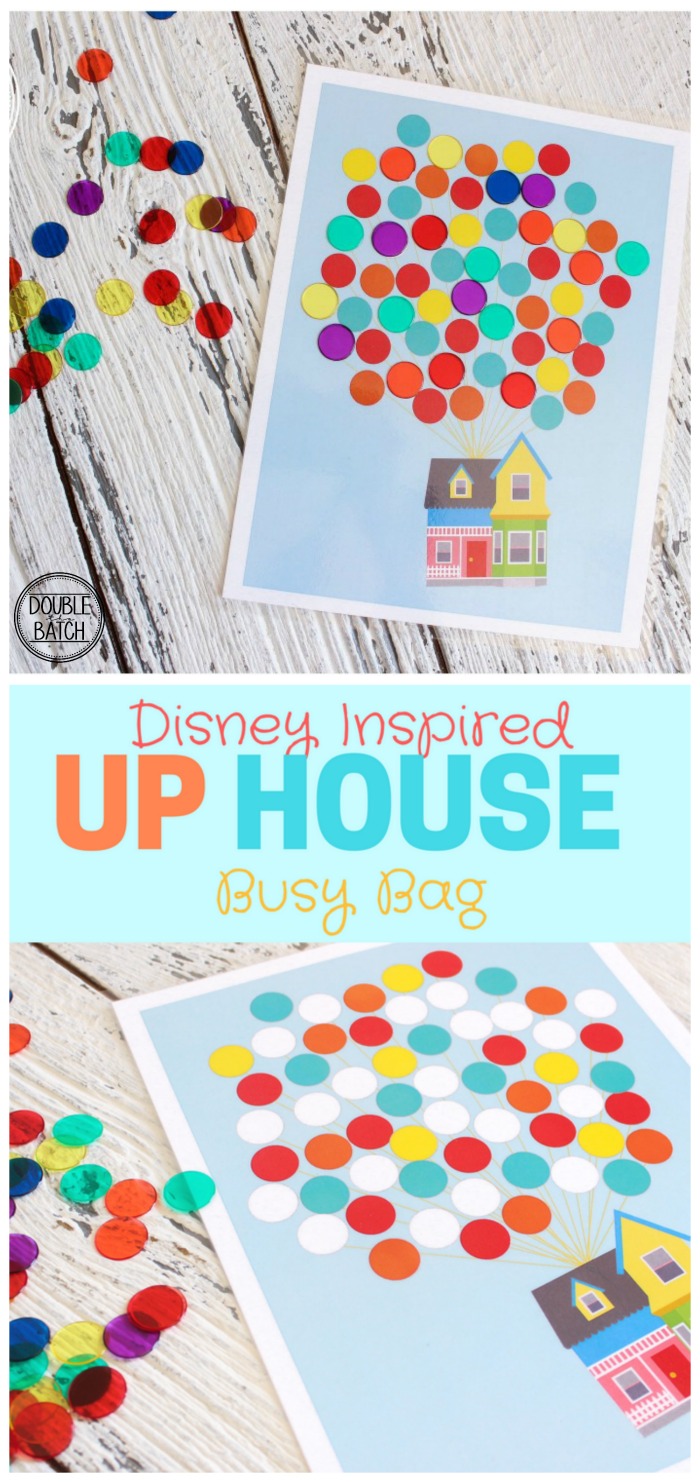 Up House Busy Bag - Free Printable