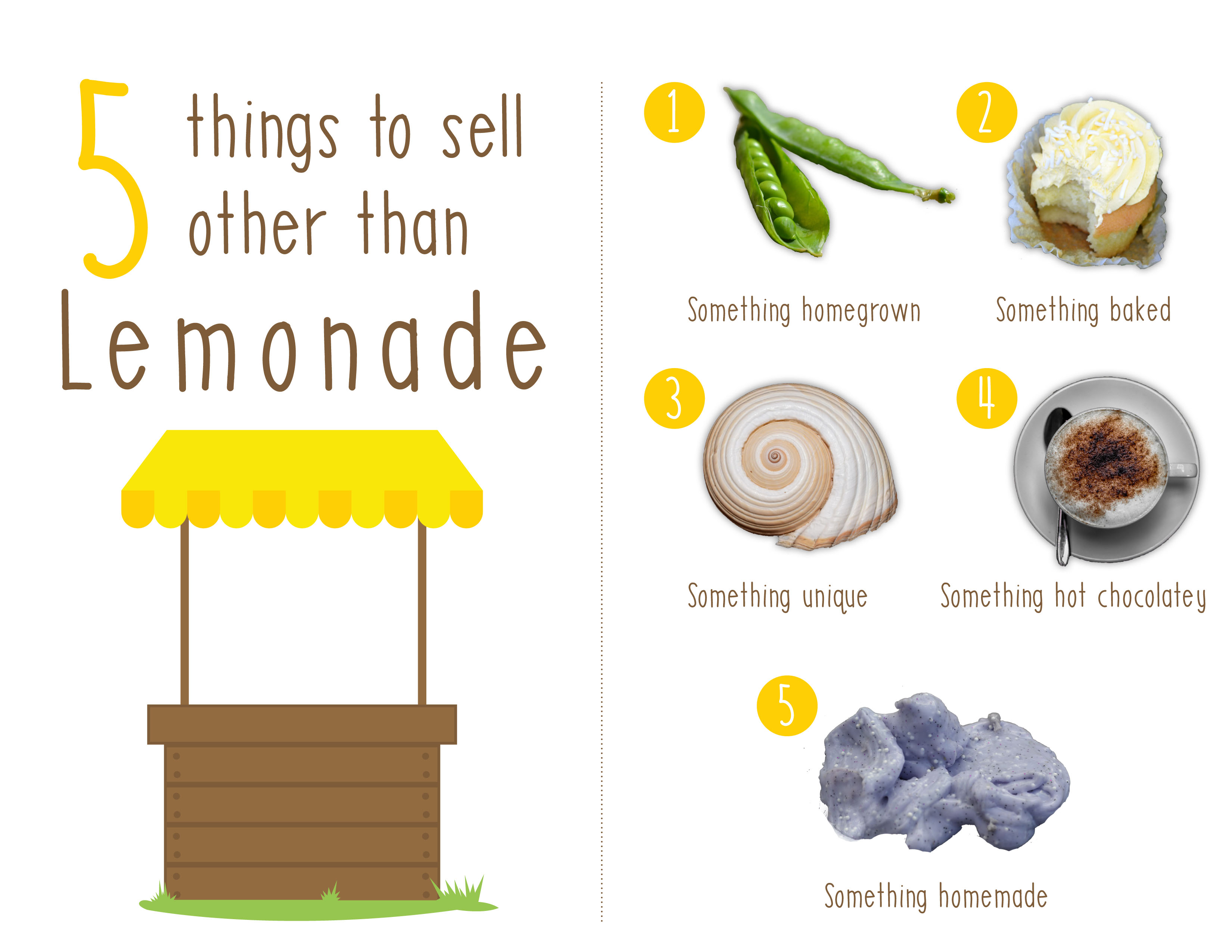 Five things to sell other than lemonade - Uplifting Mayhem
