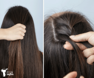 Super cute easy half braid tutorial. Freshen up your look with this adorable half braid
