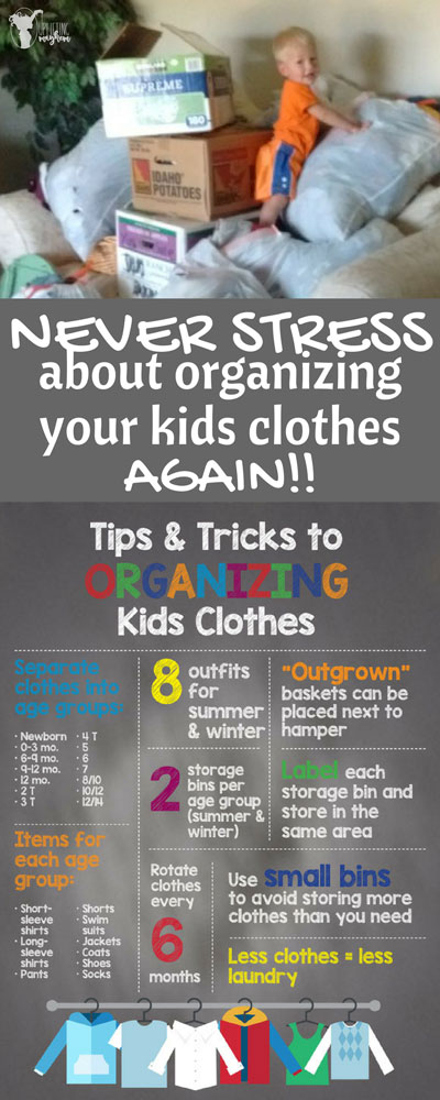 NEVER STRESS about organizing your kids Again!!
