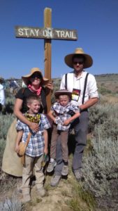 Family pioneer trek, doing hard things