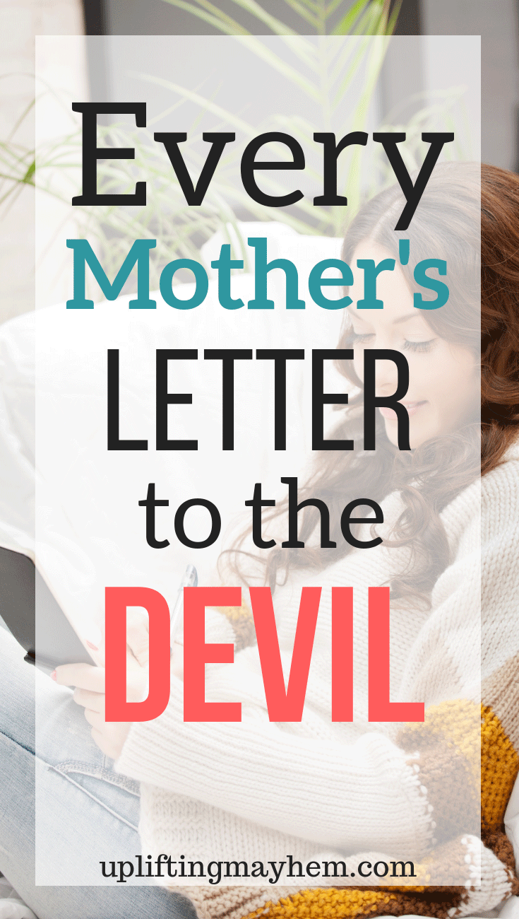 The force of a mother is strong and very influential. This letter inspires and teaches our role of a mother! 