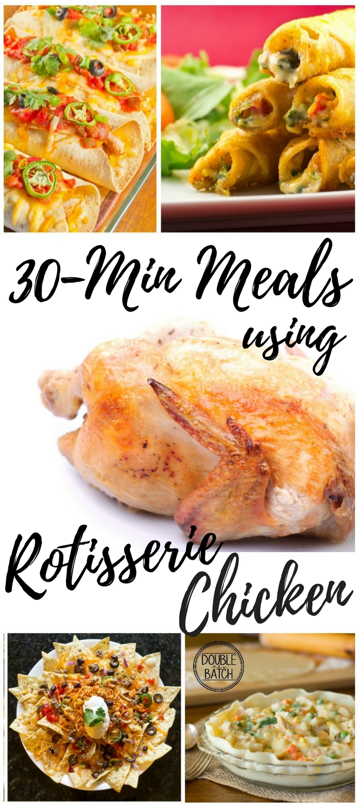These chicken recipes save my life, and are so easy to use with a store-bought rotissoire chicken!