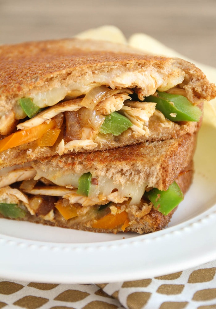 chicken fajita grilled cheese + other favorite chicken recipes