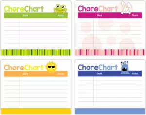 Interactive Chore Chart