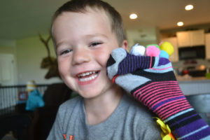 sock puppet, kiss, son