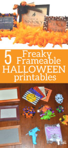 5 Freaky, Frameable, Halloween Printables